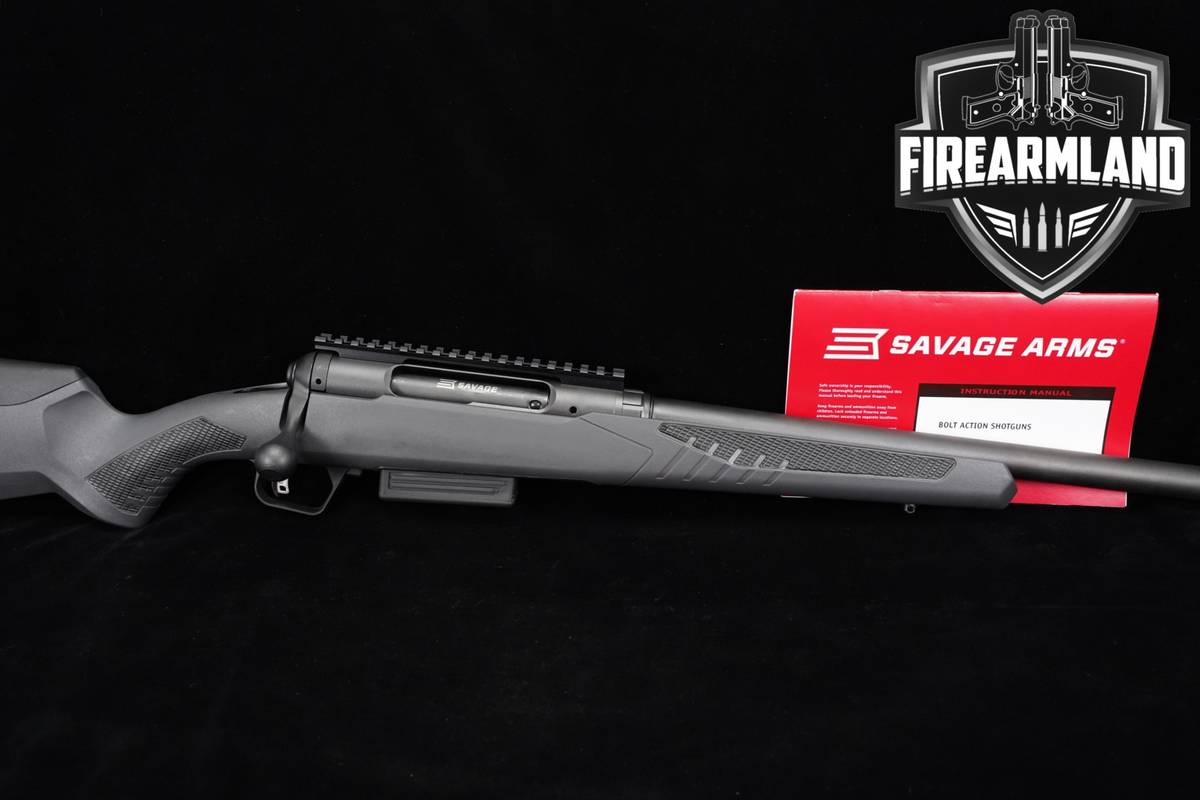 Savage Arms Model 220 20-Gauge 22" Fully Rifled Slug Gun Black & Synthetic