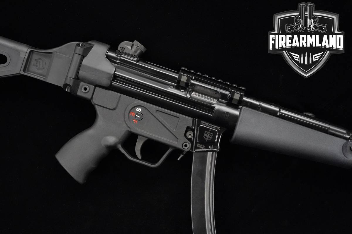 MAC 5 9mm 8.9" MAC MP5 +4 MAGS & ORIG CASE