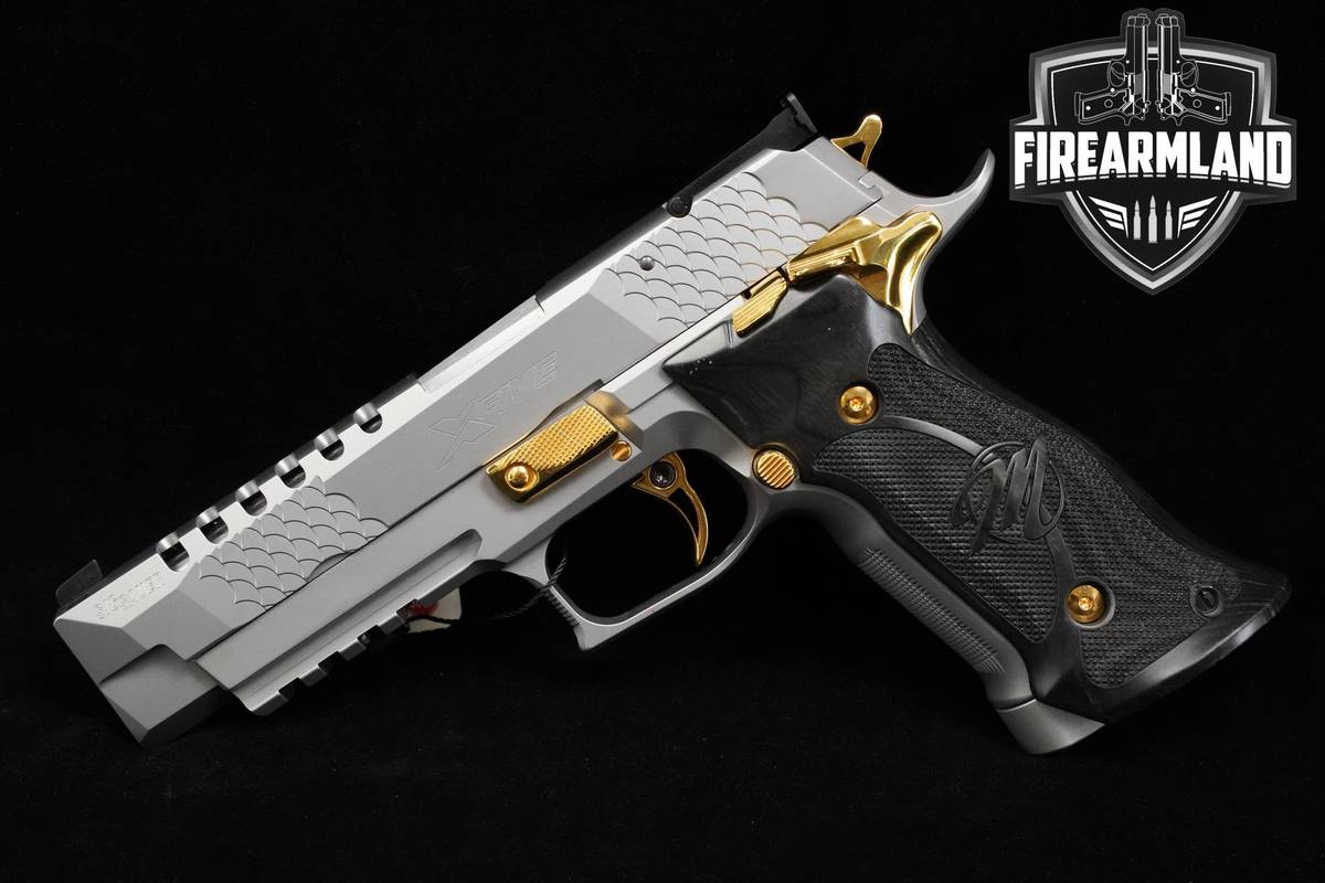 MASTERSHOP! Sig Sauer P226 X-Five Club 30 Stainless & Gold Sig-Sauer P-226