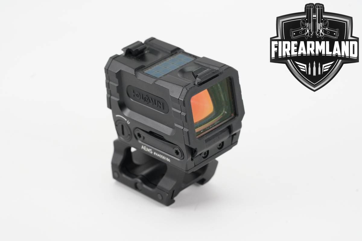Holosun AEMS W/ Scalarworks LEAP Mount 2 MOA & 65 Ballistic Circle Red Dot