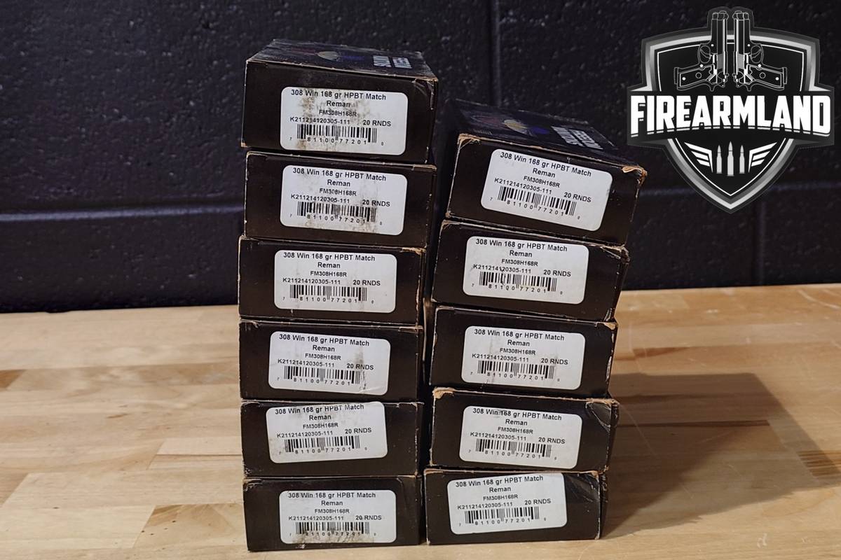 220 RDS! 308 Winchester Remanufactured Ammo 308Win