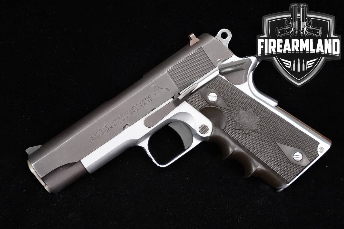 1979 Colt Combat Commander Pre-Series 80 45 ACP 1911 4.25" Two-Tone Pistol