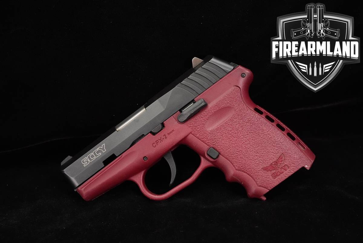 SCCY Industries CPX-2 9mm 3.1" Two-Tone Black & Red CPX2