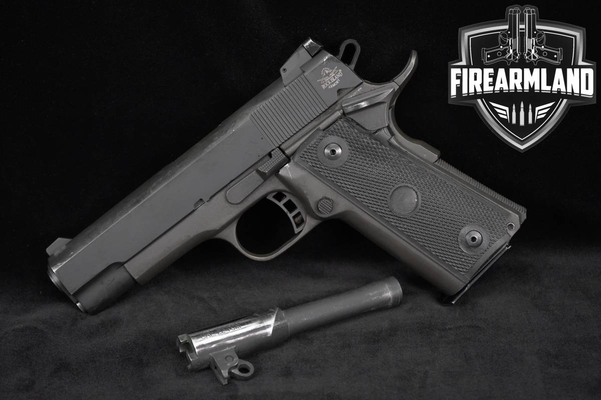 Rock Island Armory RIA M1911 A2 MS TCM 9mm 1911 4.25" Blued DUAL-CALIBER