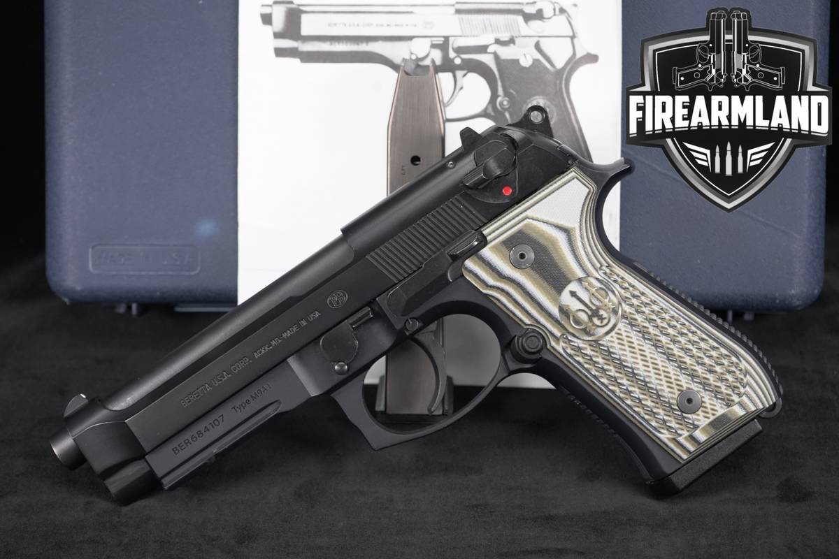 Beretta M9A1 9mm 4.9" M9 A1 +2 MAGS & ORIG CASE