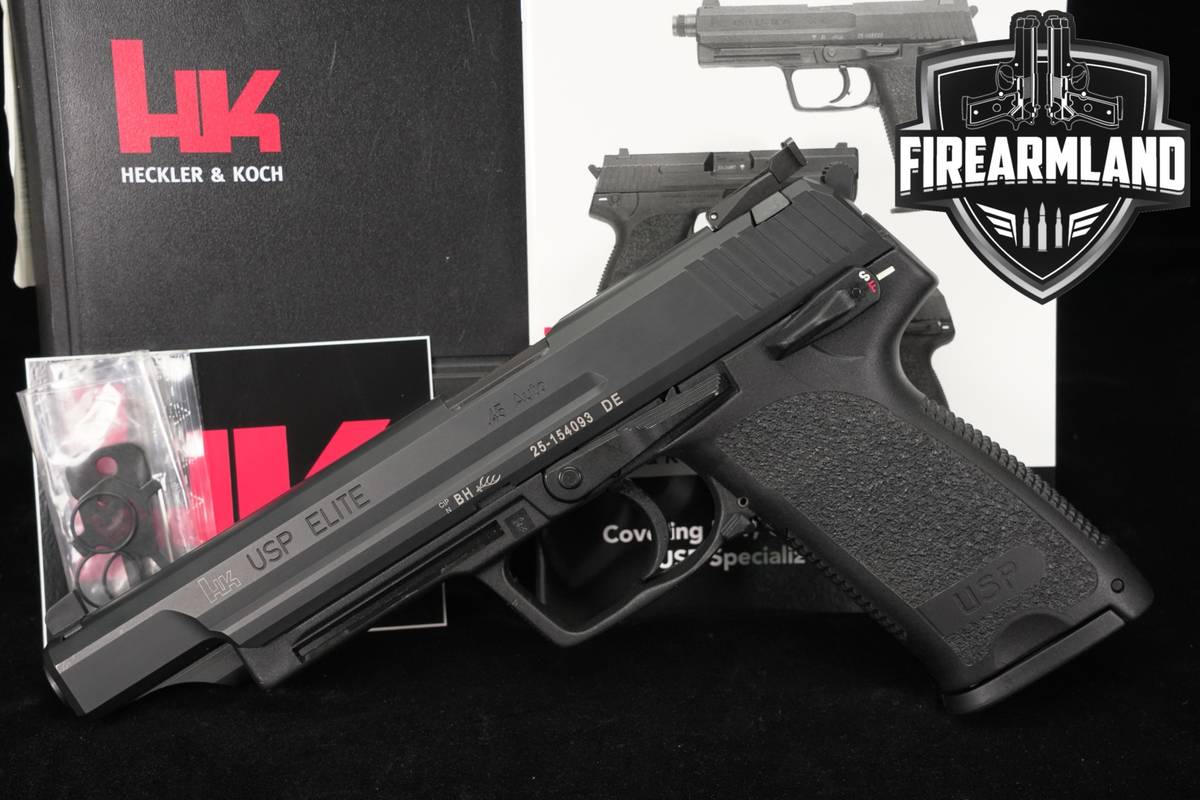 Heckler & Koch USP Elite 45 ACP 6.02" H&K USP45 +ORIG CASE