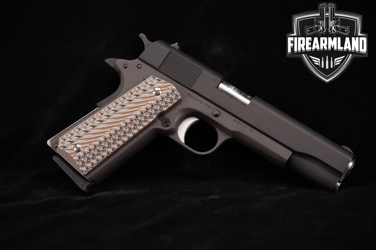 Rock Island Armory RIA M1911A1 45 ACP 1911 5.0" Parkerized 1911A1, A1