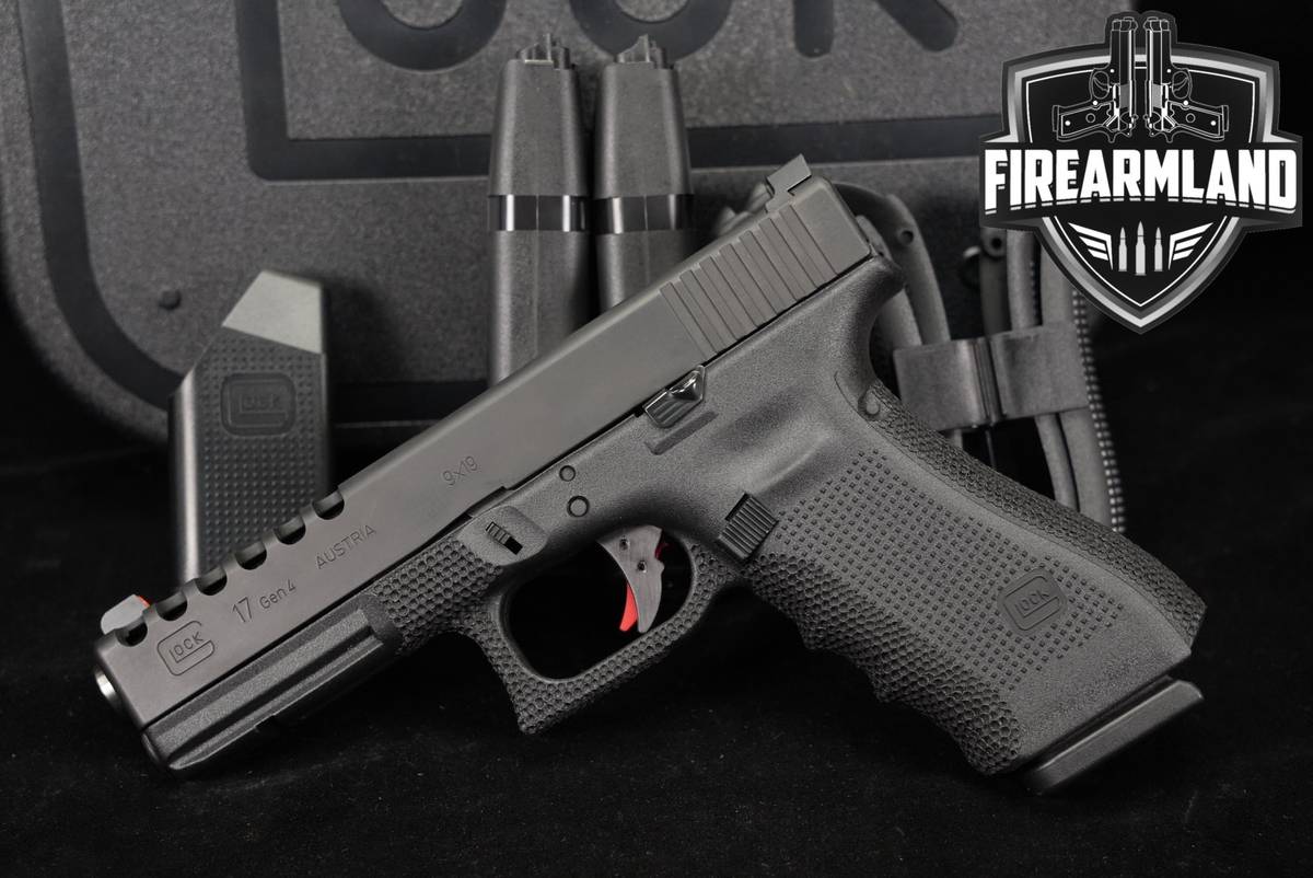 Glock 17 Gen4 G17 Gen 4 9mm WINDOWED SLIDE +3 MAGS & ORIG BOX