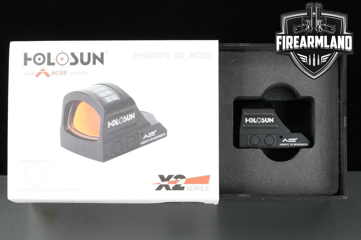 Holosun HS507C X2 ACSS Vulcan Reticle +ORIG BOX