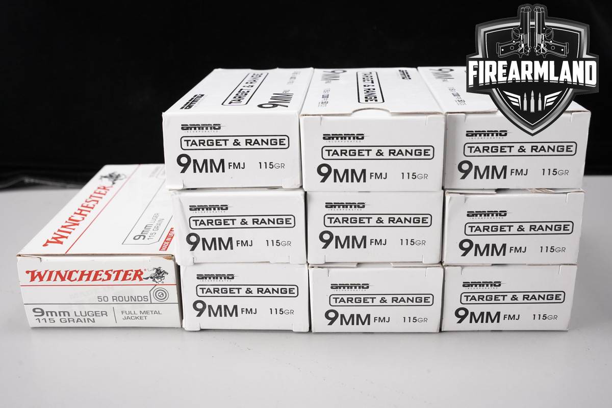 500 RDS! 9mm Ammo 9-mm