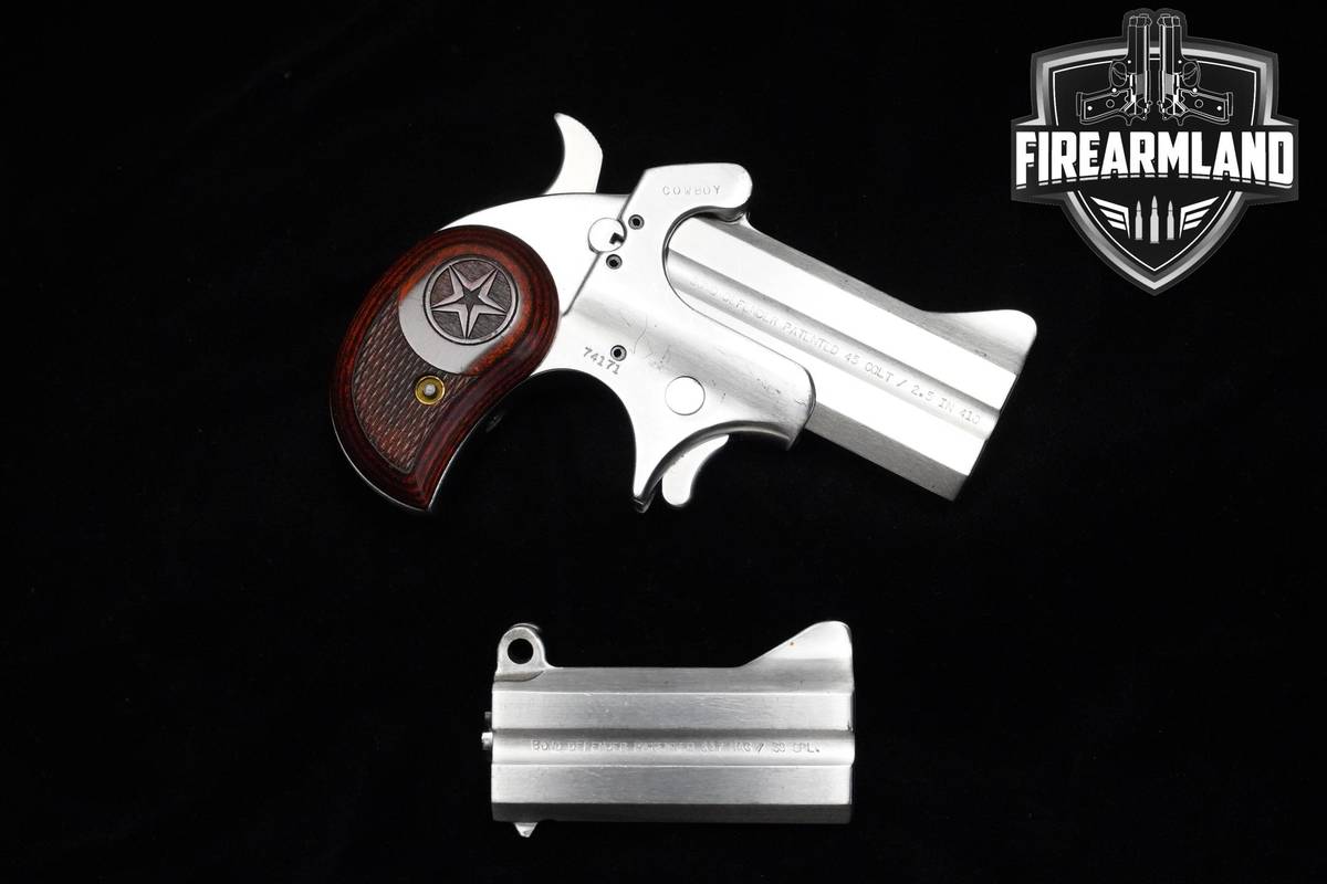 Bond Arms Cowboy Defender .45 Colt, 2.5" 410 Gauge, .357 Mag, .38 SPL. 3"