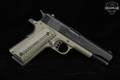 Springfield Armory Model 1911-A1 GI; IMBEL (Made in Brazil) .45 ACP Two-Tone Black & OD Green in Good Condition Image 4