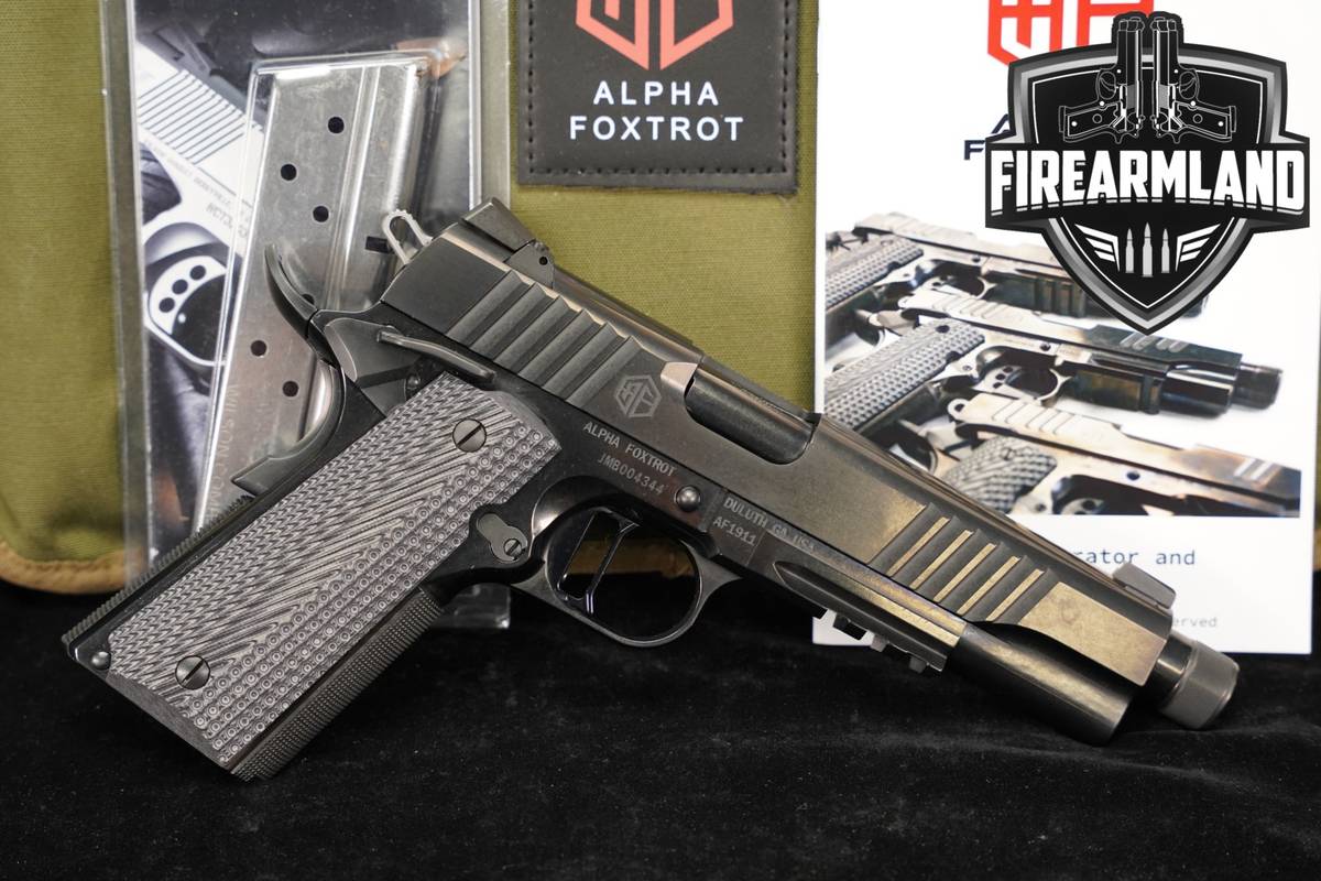 Alpha Foxtrot AF1911-E Series 70 10mm AF-1911 5.5" THREADED +ORIG CASE