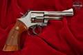 Smith & Wesson (S&W) Model 19-4 Combat Magnum .357 Mag. Bright Nickel in Good Condition Image 4