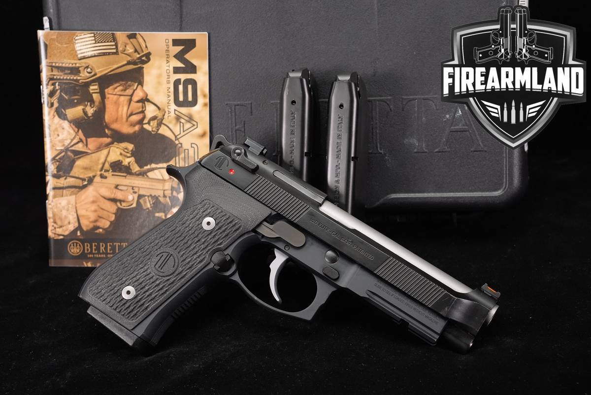 Beretta 92G Elite LTT 9mm 4.7 92 G +3 MAGS & ORIG CASE