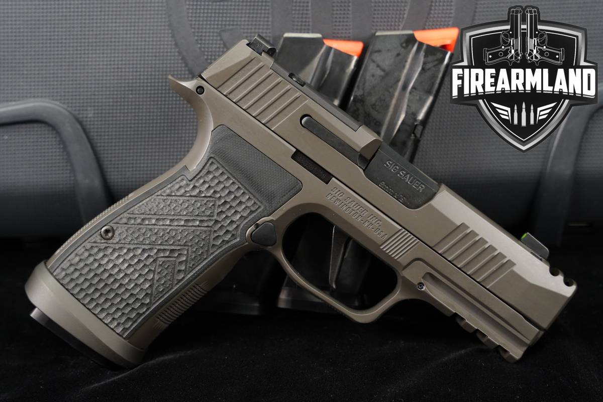 Sig Sauer P365 AXG Legion 9mm P 365 X Macro COMP +3 MAGS & ORIG CASE