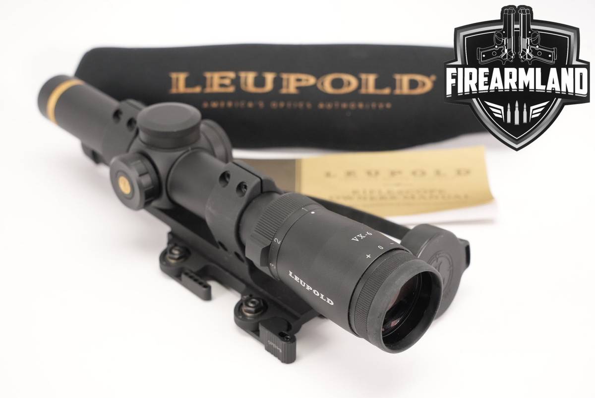 Leupold VX-6 1-6x24mm Illuminated FireDot Duplex 30mm SFP MOA VX6 Scope