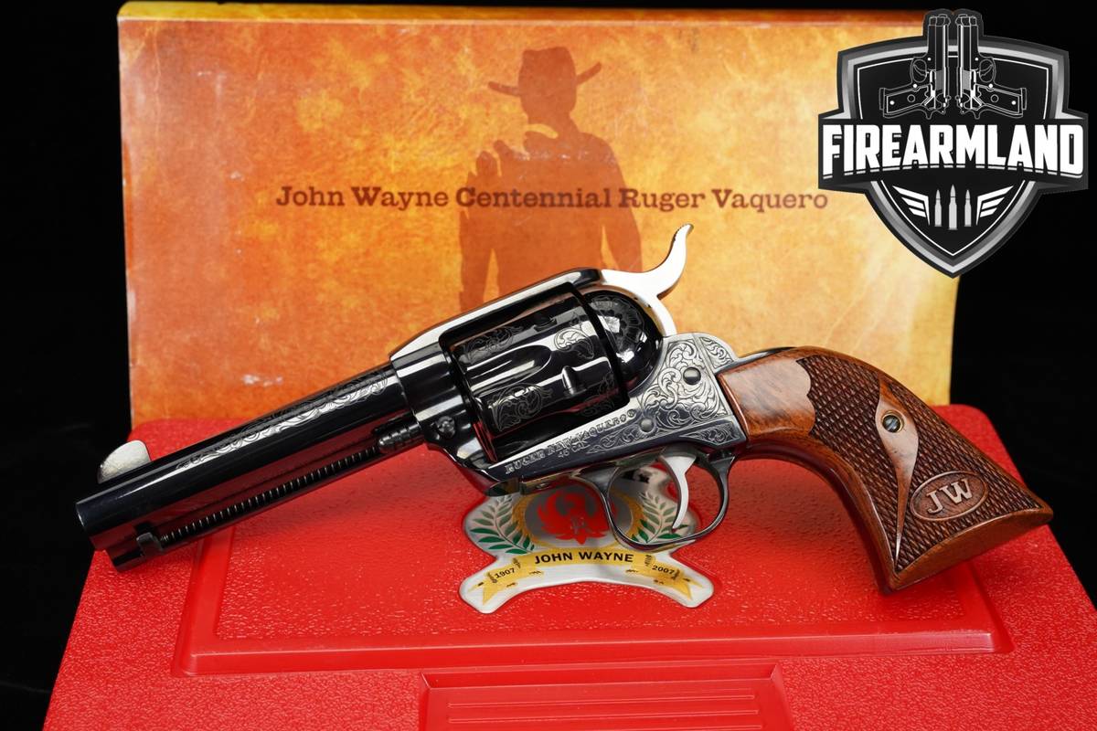 COLLECTOR! Ruger New Vaquero John Wayne Centennial 45 Colt +ORIG CASE