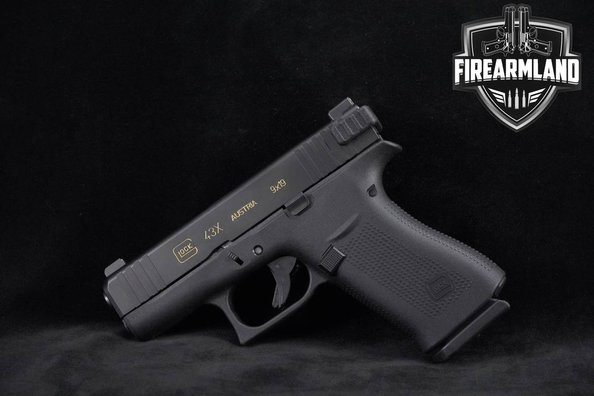 Glock 43X Crossover 9mm 3.4" Glock G43X G-43-X G-43X +2 MAGS & ORIG BOX