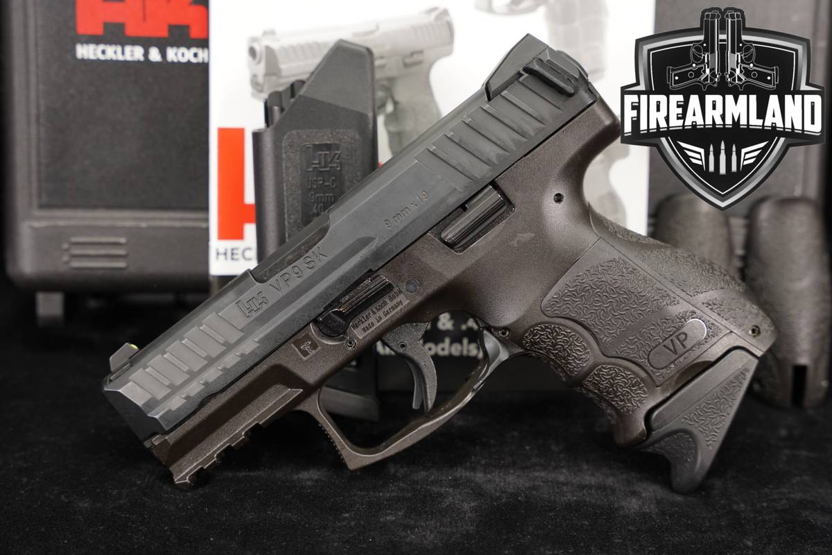 Heckler & Koch VP9SK 9mm 3.39" H&K VP 9 9SK VP9 SK +2 MAGS & ORIG CASE