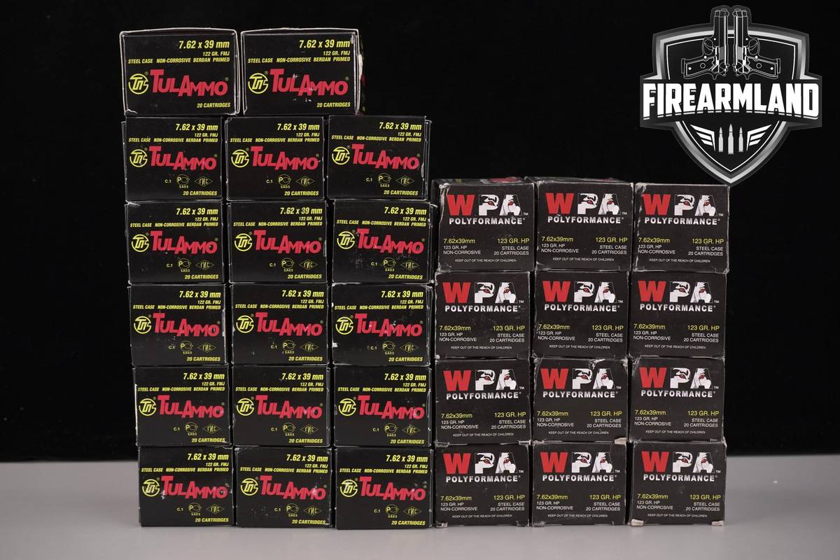580 RDS! 7.62x39 Ammo 762