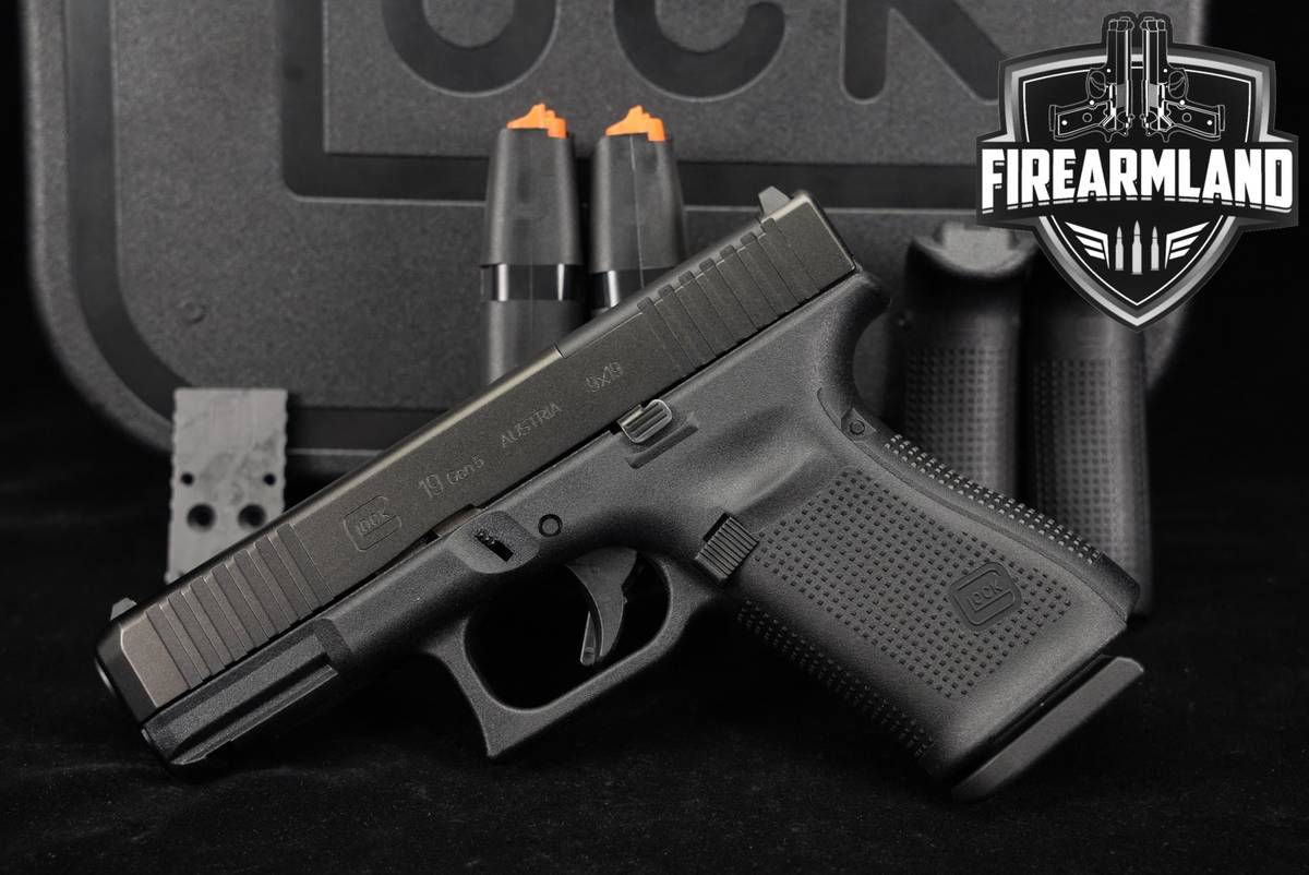 Glock 19 Gen5 MOS G19 Gen 5 9mm 4.02" +3 MAGS & ORIG CASE
