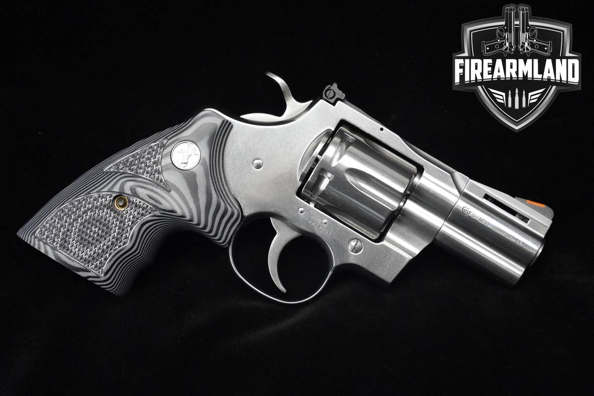 SNAKE-GUN Colt Python 2nd Gen 357 Magnum 2.5" Stainless Colt-Python G10