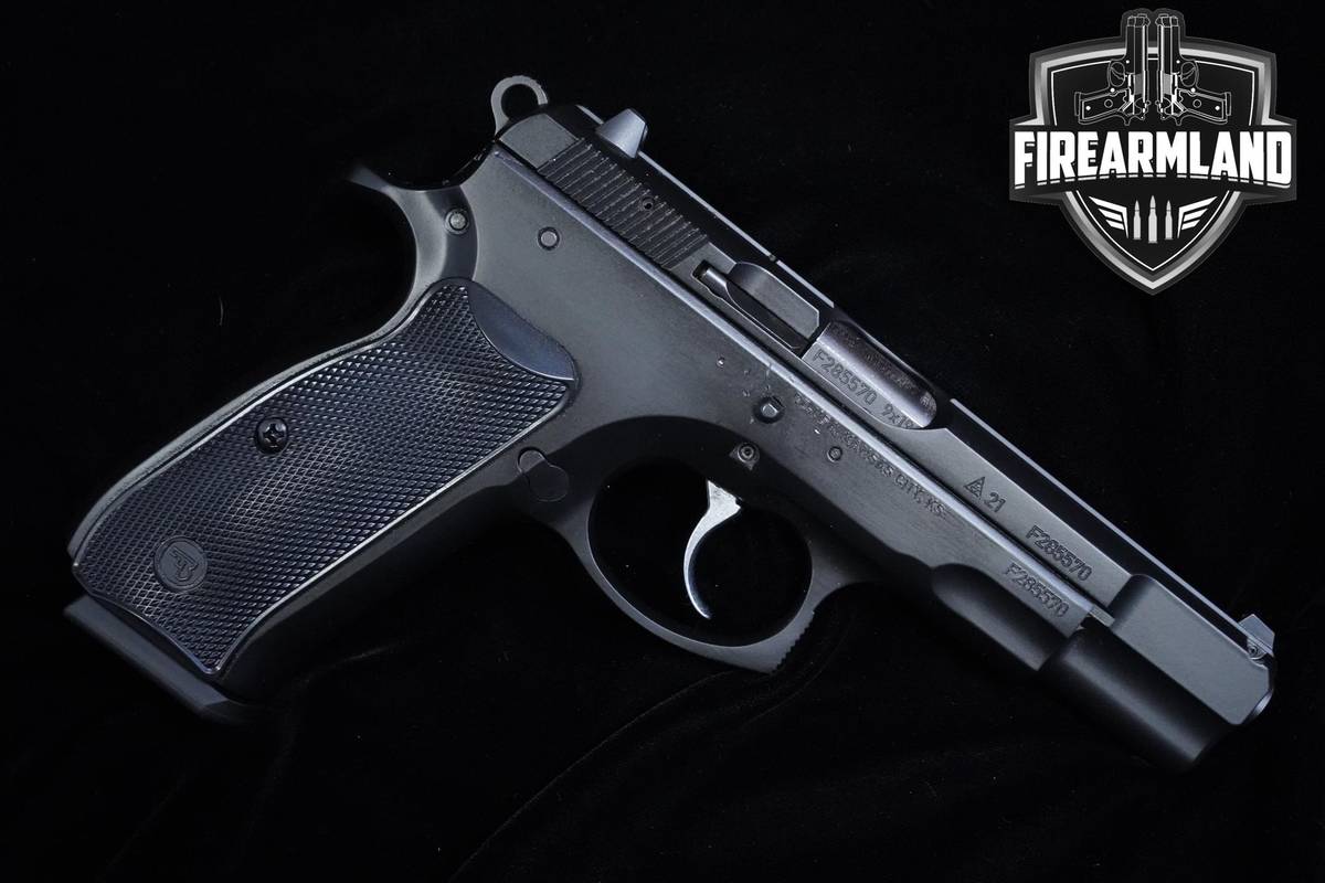 CZ CZ-75 B 9mm 4.6" Black Polycoat CZ-75 CZ75 +4 MAGS & ORIG CASE