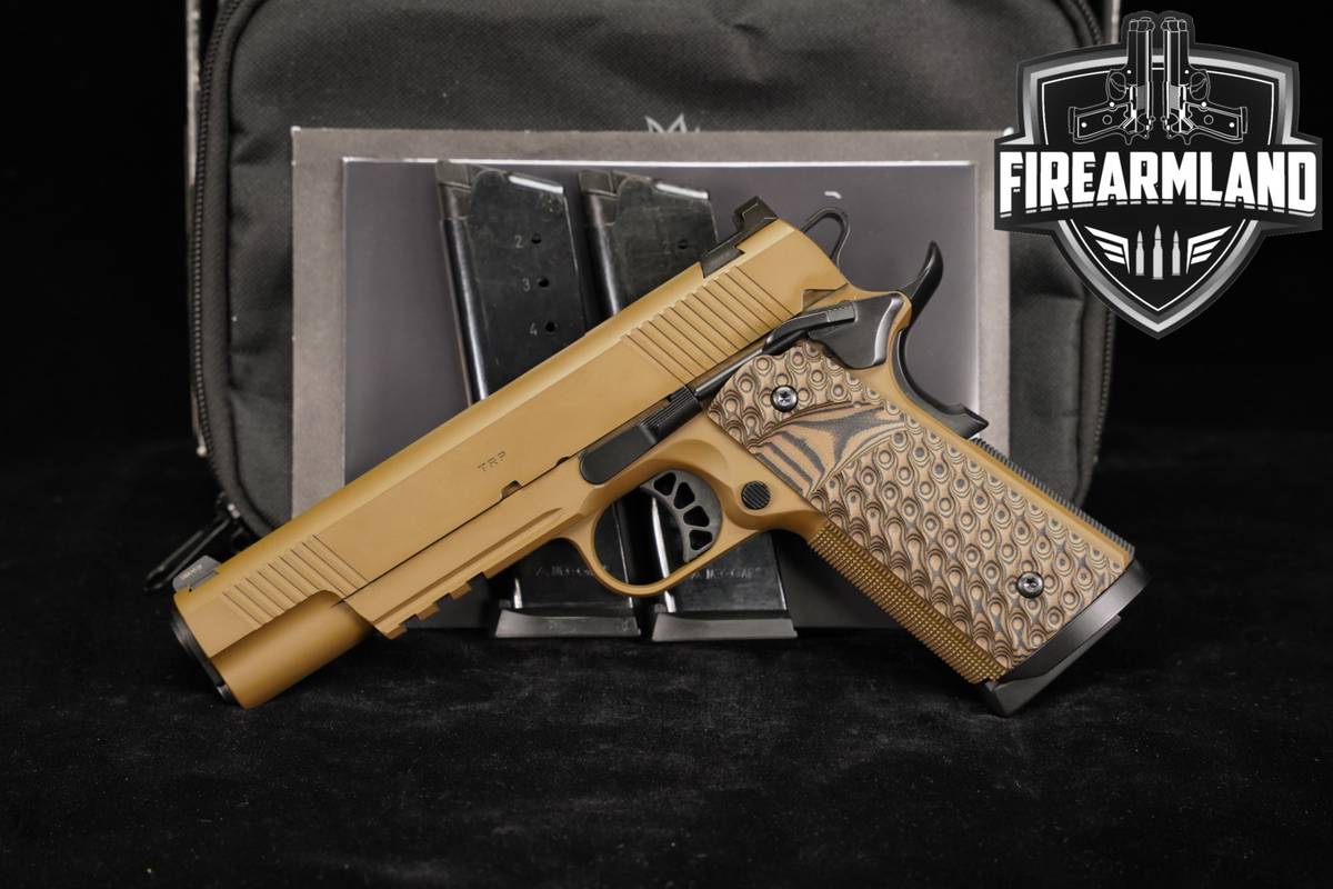 Springfield Armory 1911 TRP Rail 45 ACP 5" Coyote Brown +3 MAGS & ORIG CASE