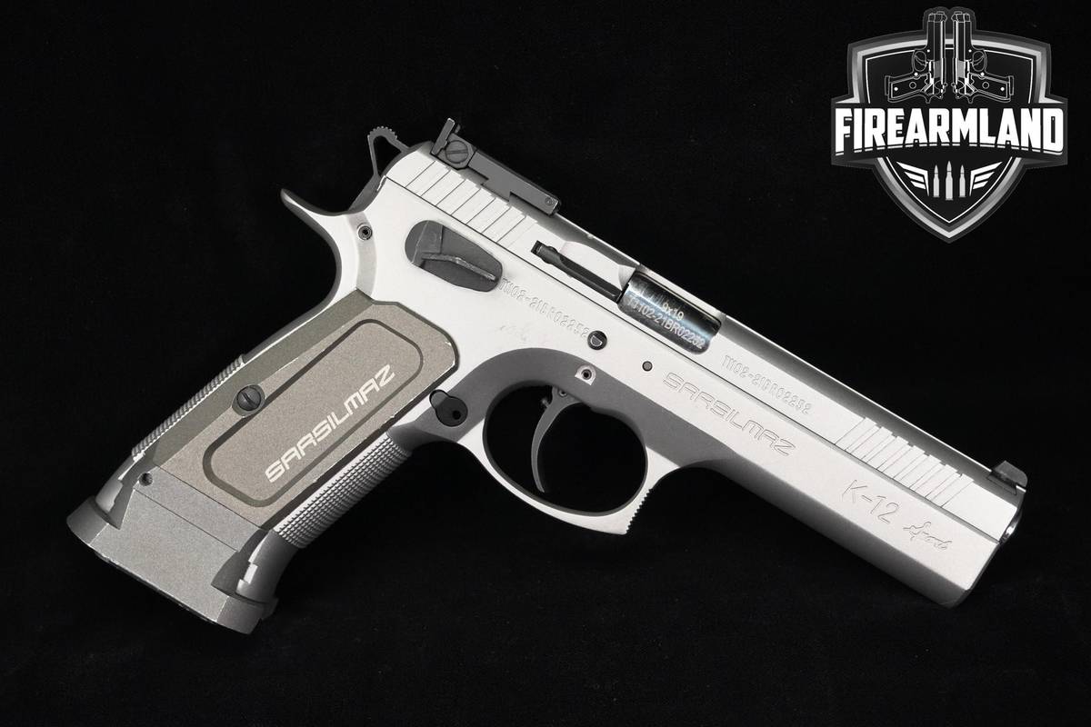 Sarsilmaz SAR K-12 Sport Stainless 9mm 4.7" K12 +2 MAGS & ORIG CASE
