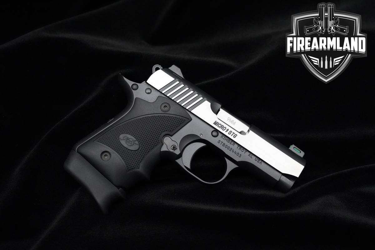 Kimber Micro 9 STG 9mm 3.1" Two-Tone Pistol micro9 STG Micro9 2MAGS