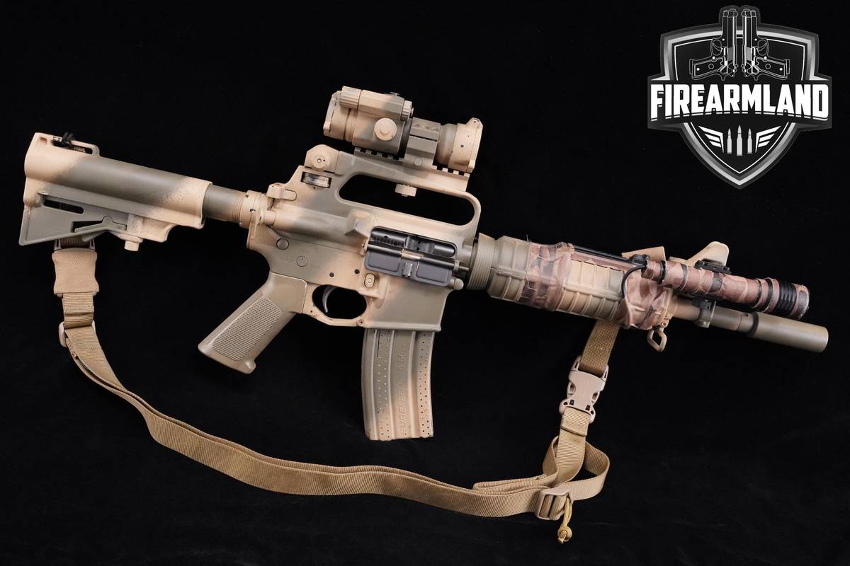 Palmetto State Armory PSA M16A2 XM177/GAU-5 Retro Carbine AR-15 AR15 +OPTIC