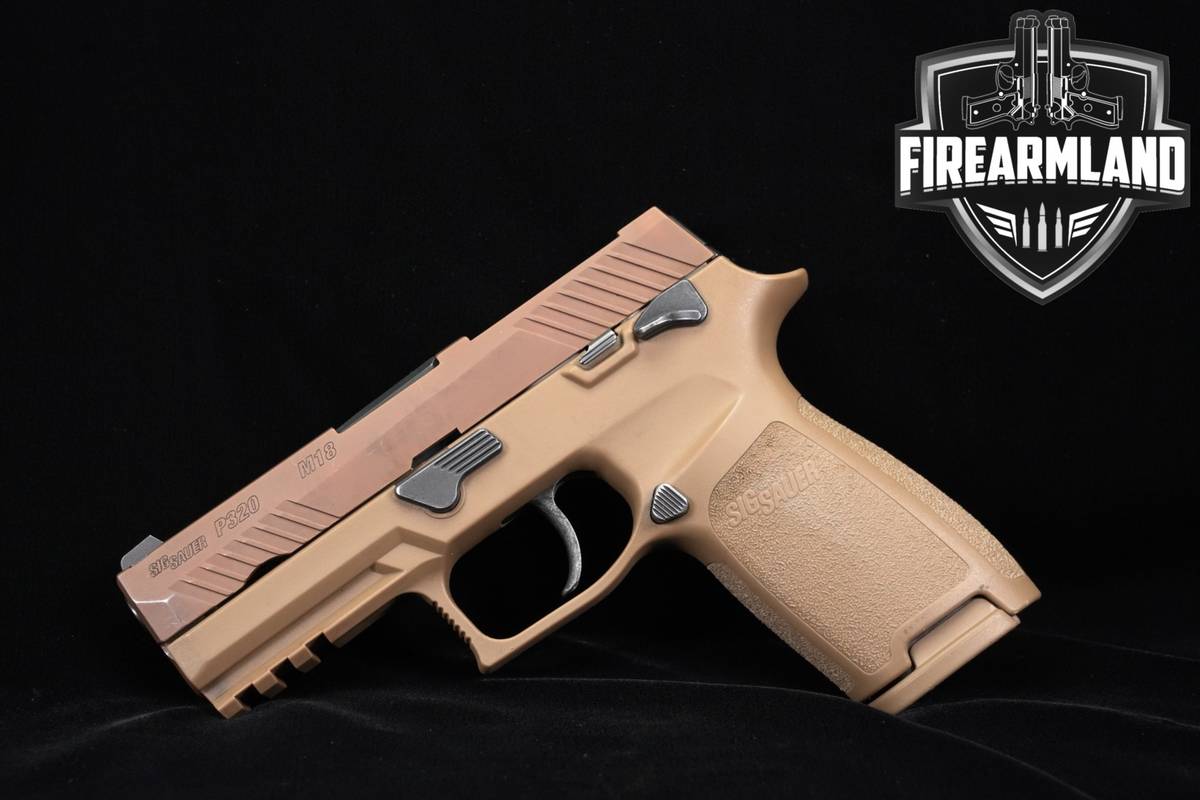 Sig Sauer P320-M18 9mm 3.9" Coyote Tan FDE P-320 M-18 +3 MAGS & ORIG CASE