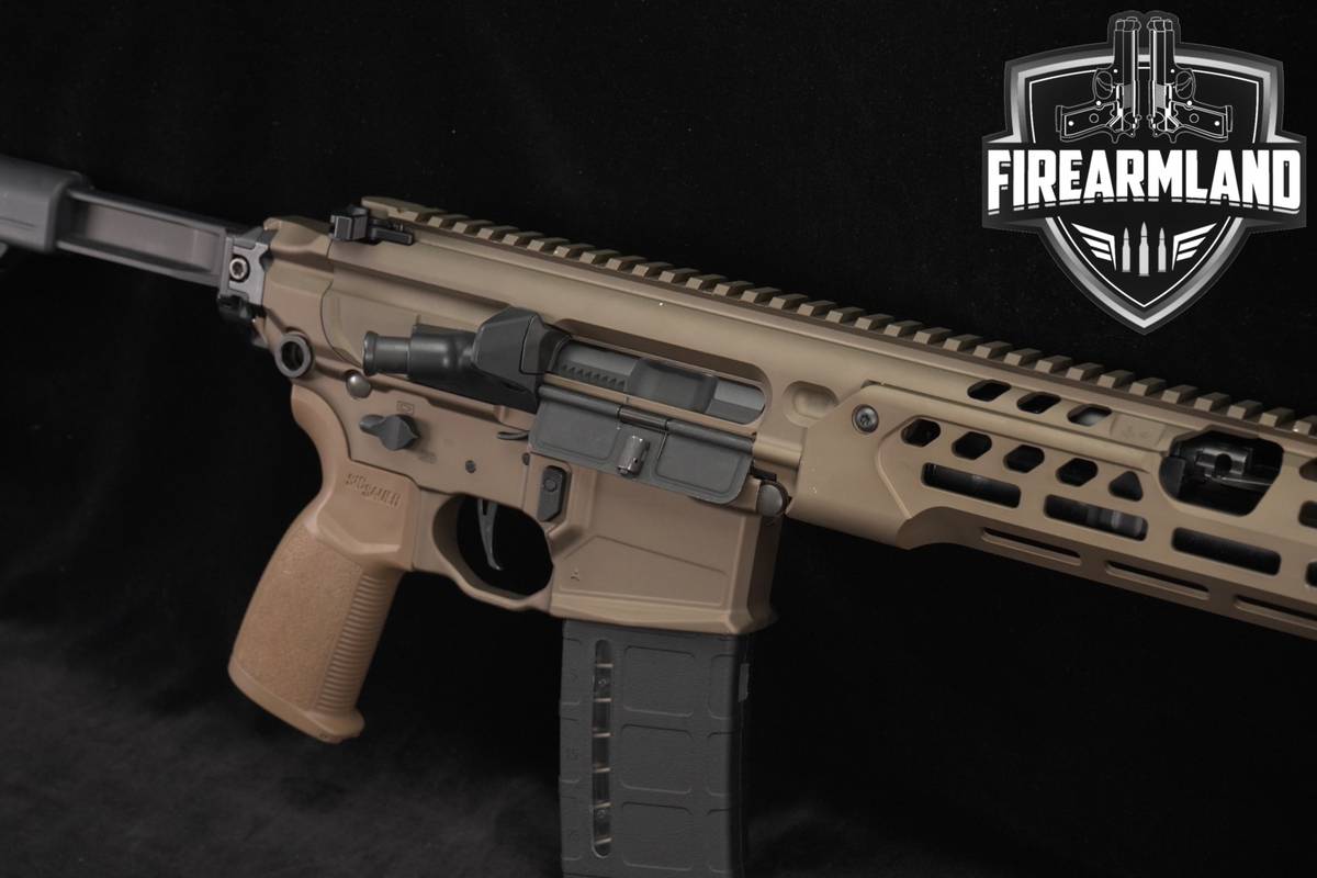 Sig Sauer MCX-SPEAR LT SBR 300 Blackout 9" Coyote & Black THREADED, FOLDER
