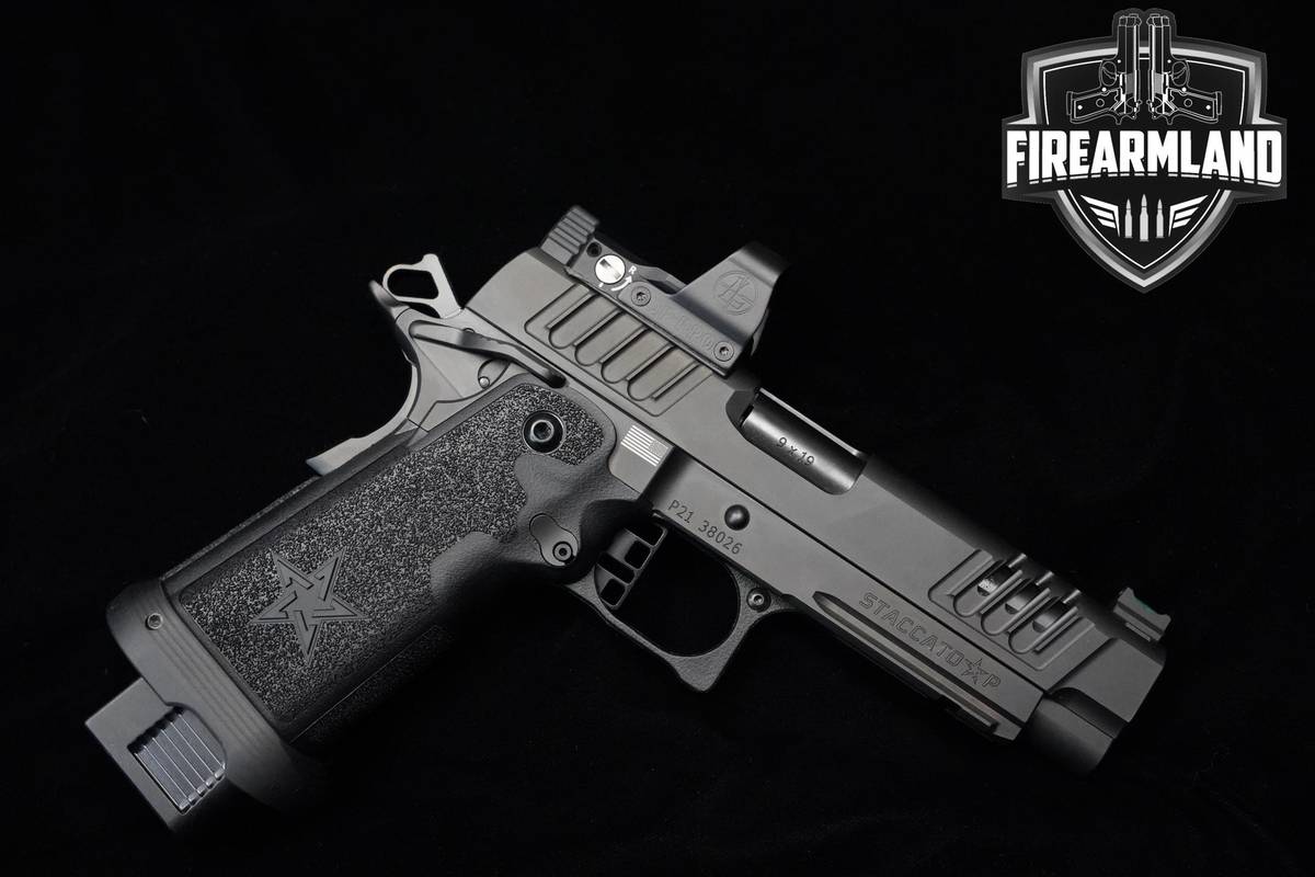 Staccato (STI) P DUO Delta Point Pro 9mm 1911 2011 4.5" + 3 MAGS & LEUPOLD