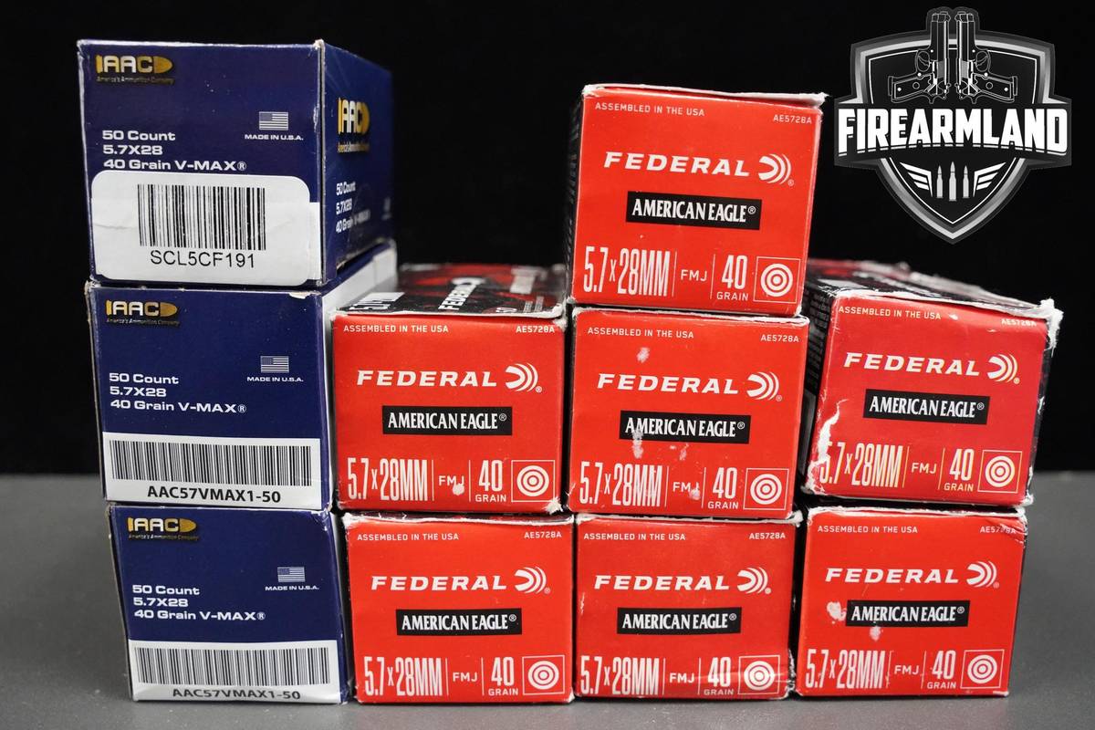 5.7x28mm Ammo 5.7x28mm Ammunition 500 ROUNDS