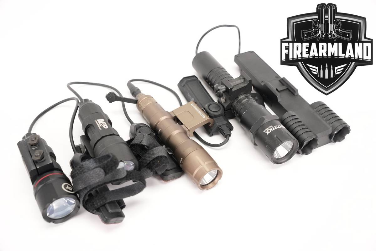 FIVE WEAPONLIGHT LOT 5 Pack S&W EZ Shoot Tacticon CT Nightstick Lights