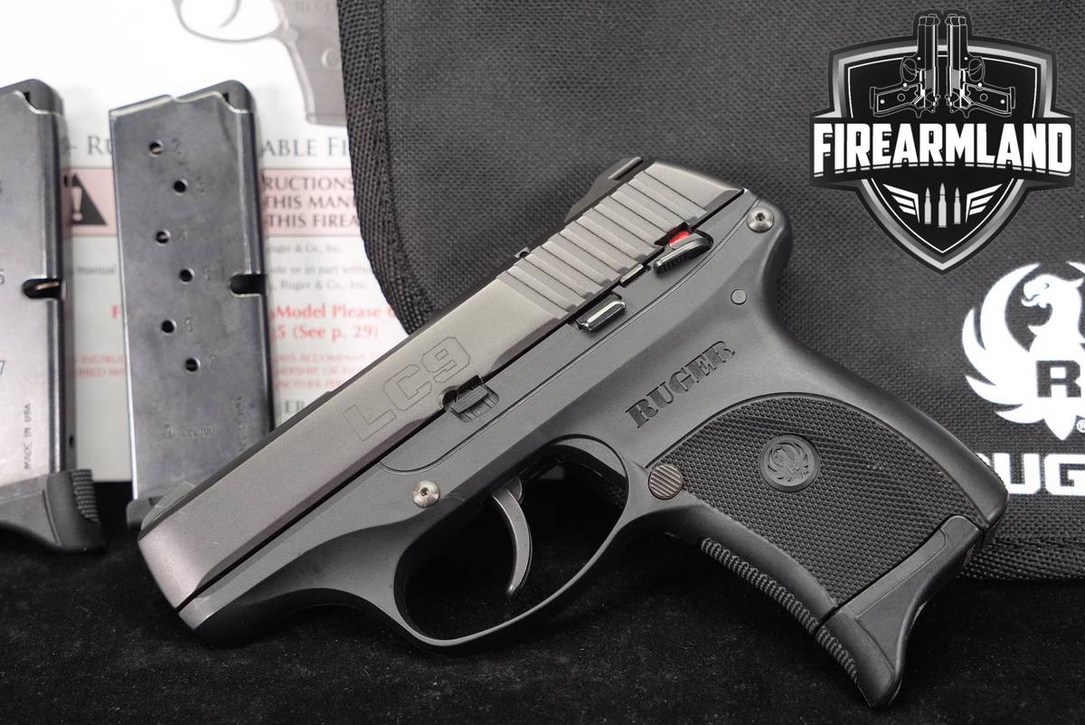 Ruger LC9 9mm Gen 1 3.12" Blued +3 MAGS & ORIG BOX