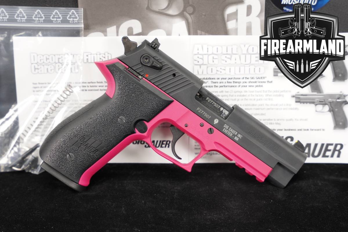 Sig Sauer Mosquito 22LR 3.9" Two-Tone Pink MOS-22-PNK +ORIG CASE