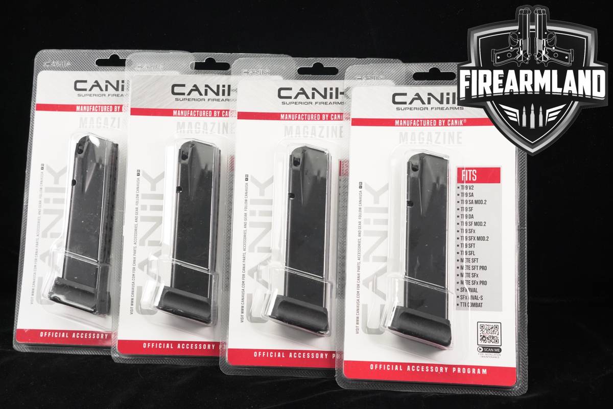 Canik FOUR (4) TP9 SXF 20 Round Magazines Pistol & Clips SFX TP-9