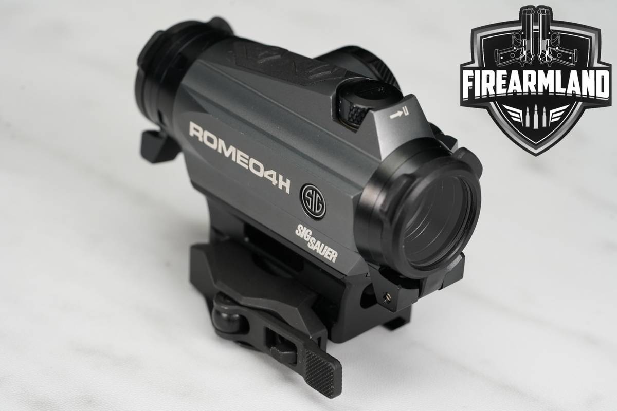 Sig Sauer ROMEO4H 1x20mm 2 MOA Ballistic Circle Dot Reticle Red Sight