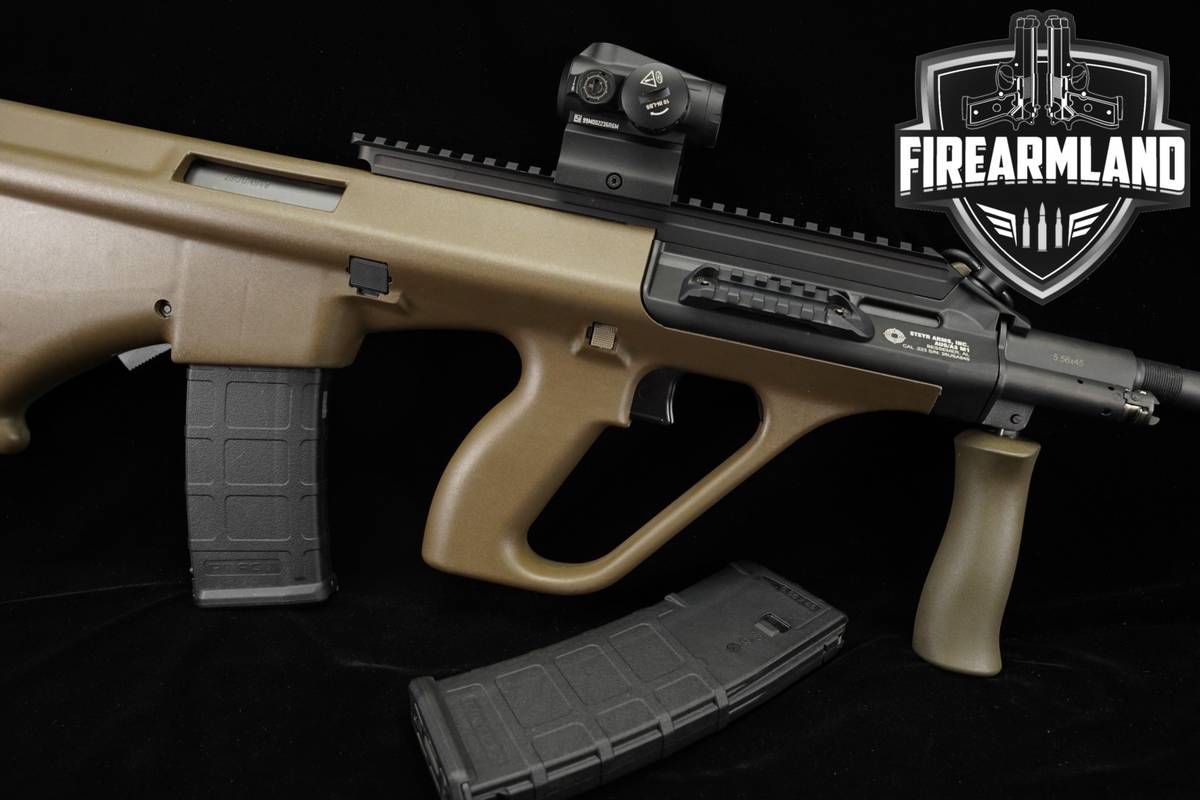 Steyr Arms AUG A3 M1 NATO 5.56NATO 16" Tan BULLPUP +2 MAGS, ROMEO OPTICS