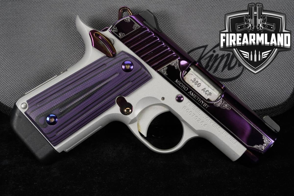 Kimber Micro AMETHYST Special Edition 380 ACP 2.75" +2 MAGS & ORIG CASE