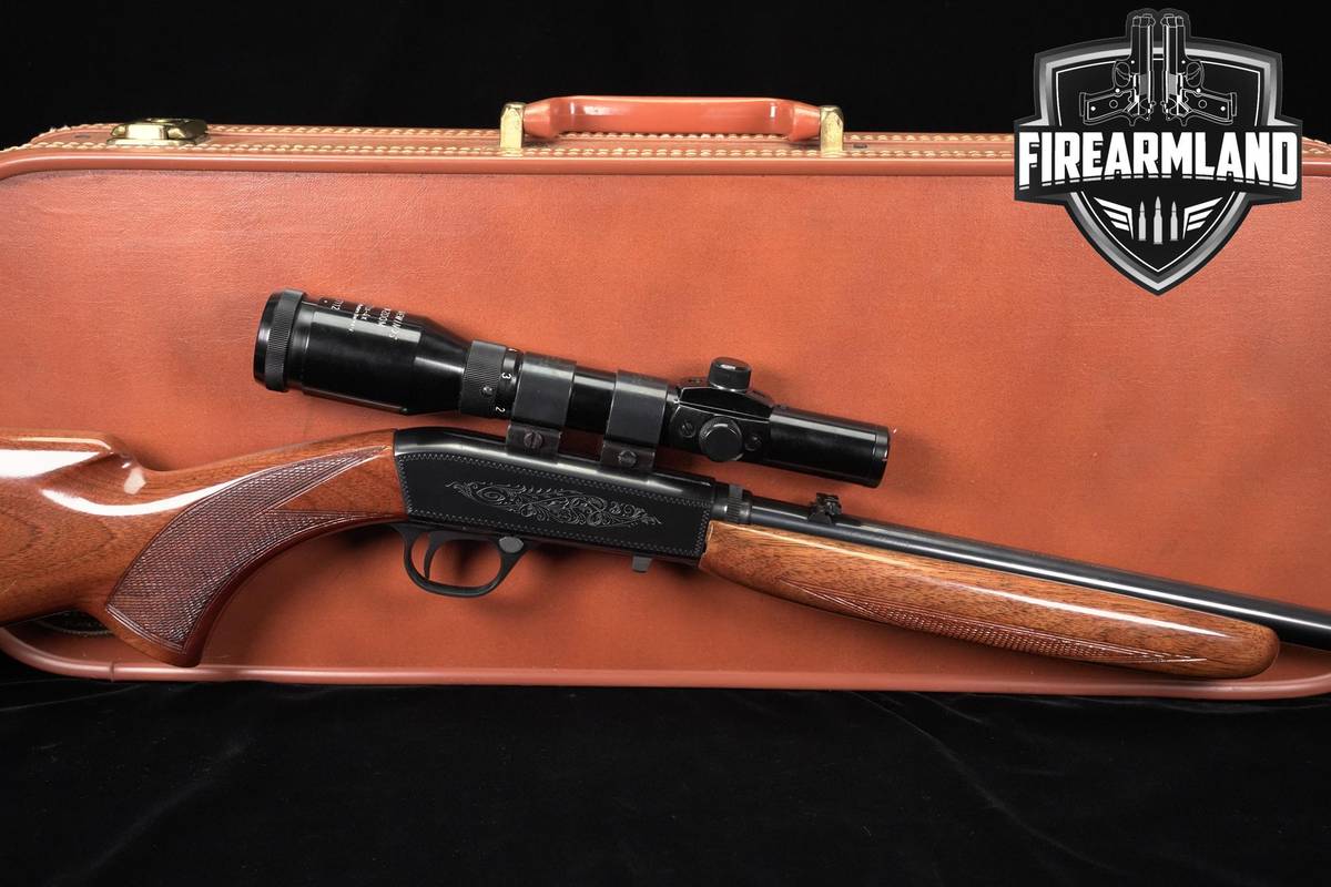 VINTAGE 1961 Browning SA-22 Grade I 22LR 19.38" Blued & Walnut SA22 +CASE