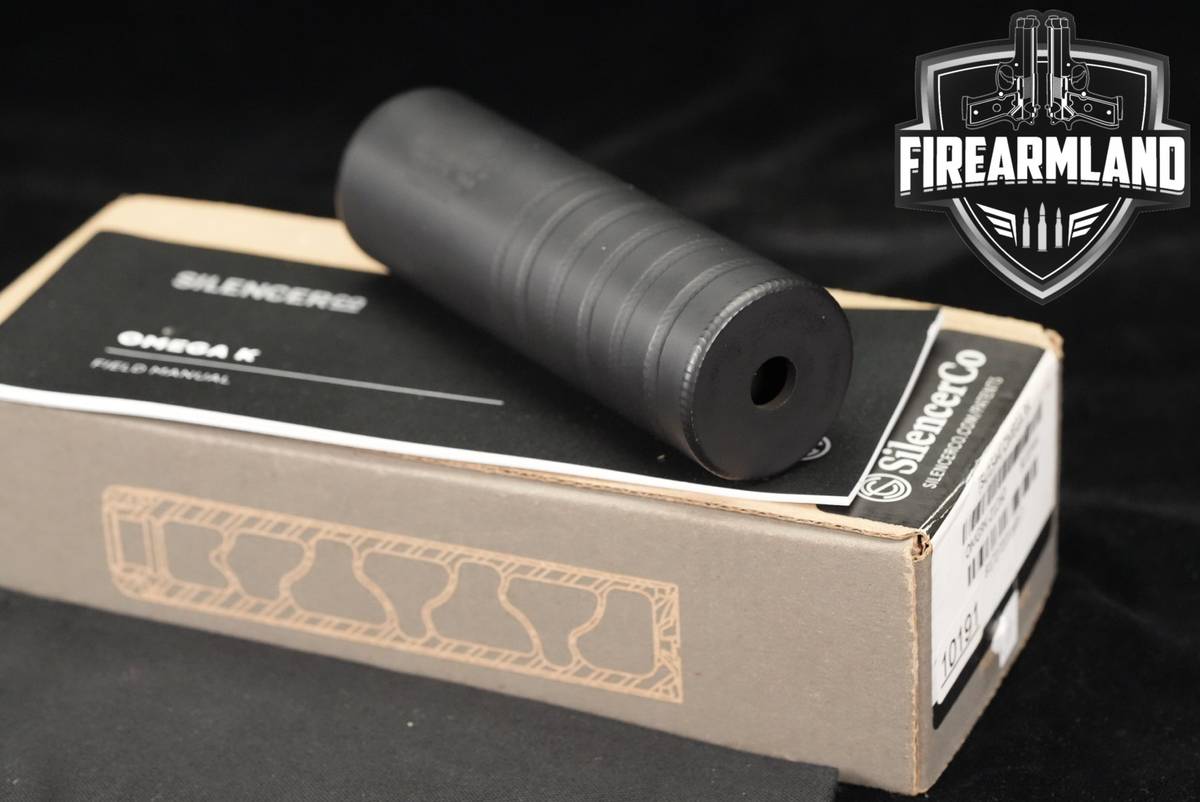 SilencerCo Omega 9K 9mm Luger 4.6" Suppressor Silencer