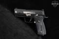 Sig Sauer P320 AXG Equinox Custom Works 9mm Luger Two-Tone Black & Stainless in Excellent Condition Image 3