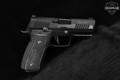 Sig Sauer P320 AXG Equinox Custom Works 9mm Luger Two-Tone Black & Stainless in Excellent Condition Image 5