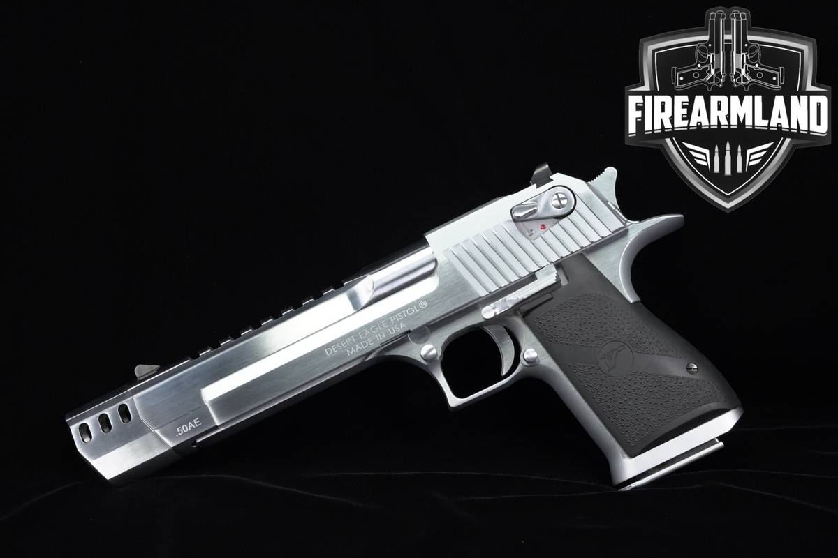 HAND-CANNON Magnum Research Desert Eagle Mark XIX W/ Brake 50 AE ORIG CASE