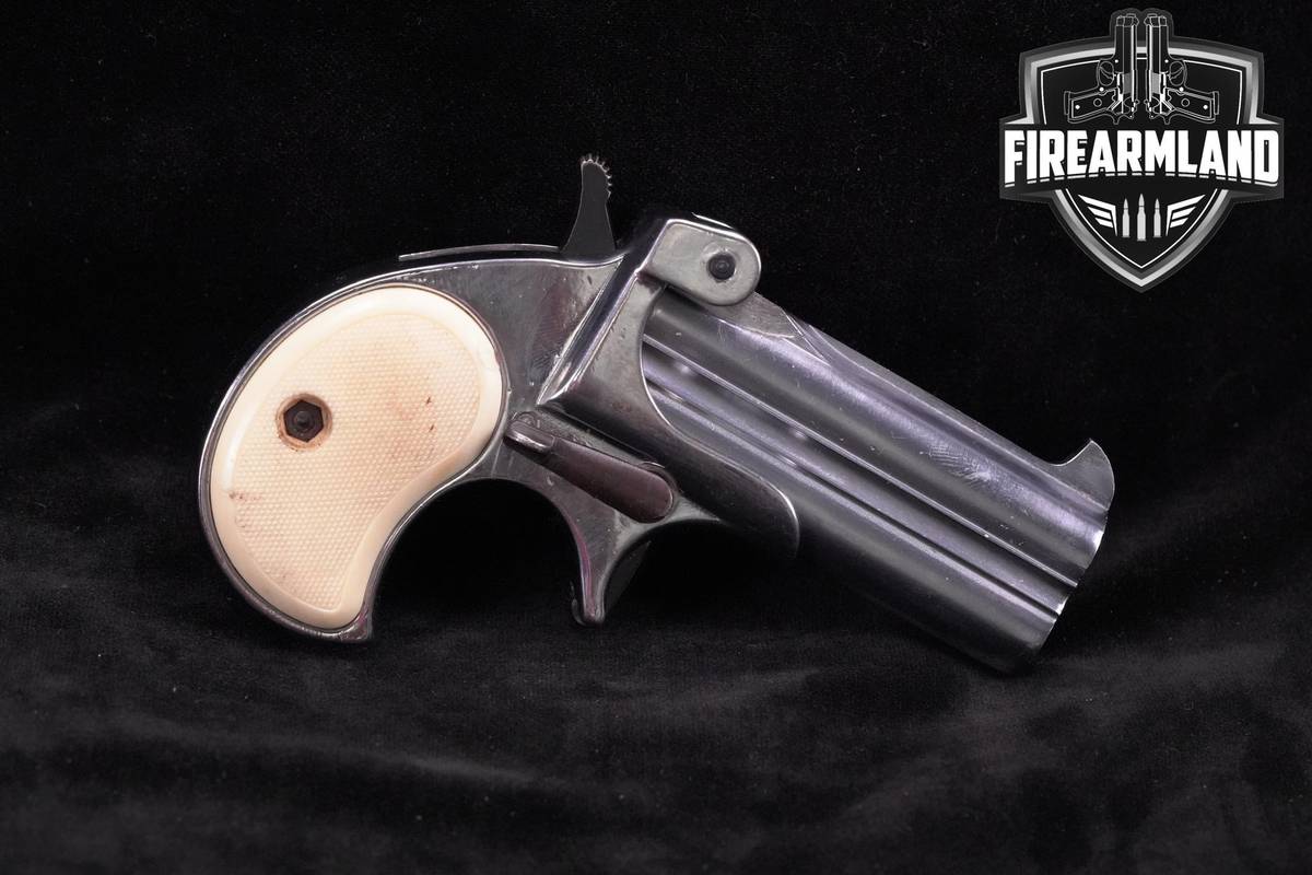 FIE Model D38 Derringer 38-Special 3" Nickel +ORIG BOX