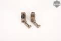 Troy Industries 45 Degree Offset Battle Sight FDE Front and Rear HK Style in Very Good Condition Image 5